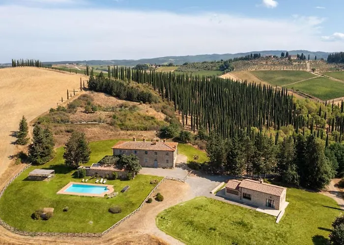 Villa Chianti Escape Poolvines Tenuta Bibbiano-i Sodi Castellina in Chianti